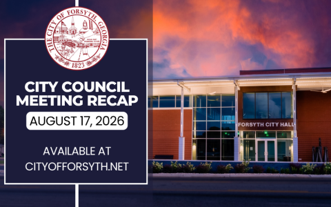 City Council meeting recap graphic