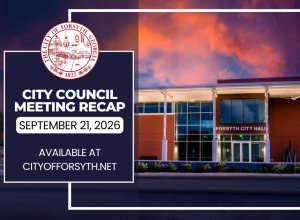 Graphic with City Seal and City Hall