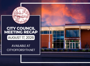 City Council meeting recap graphic